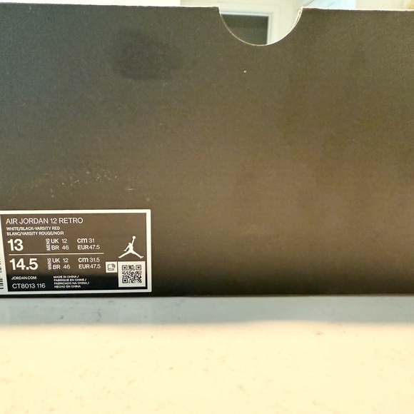 Jordan 12 Retro
Cherry (2023) Size 13 (US) - Picture 6 of 6